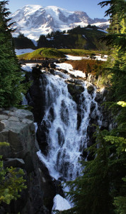 Myrtle Falls at Mount Rainier